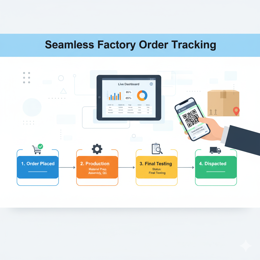 QR Code Tracking Screenshot
